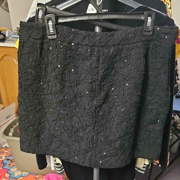 Mexx Dresses & Skirts - Mexx Black Sequin Embellished Mini Skirt